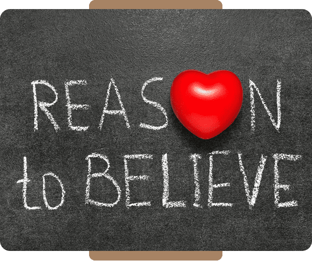 Heart replacing 'O' in reason